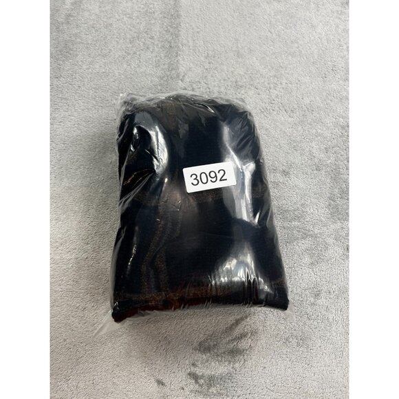 Vintage Dockers Sweater Mens XL Black Plaid Crewneck Knit Retro Pullover Warm - Picture 9 of 9